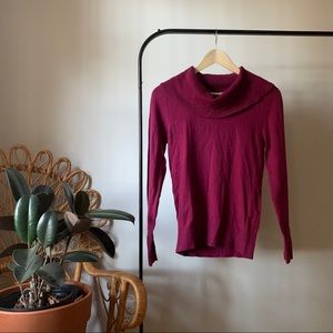 Banana Republic angora blend cowl neck sweater, XS